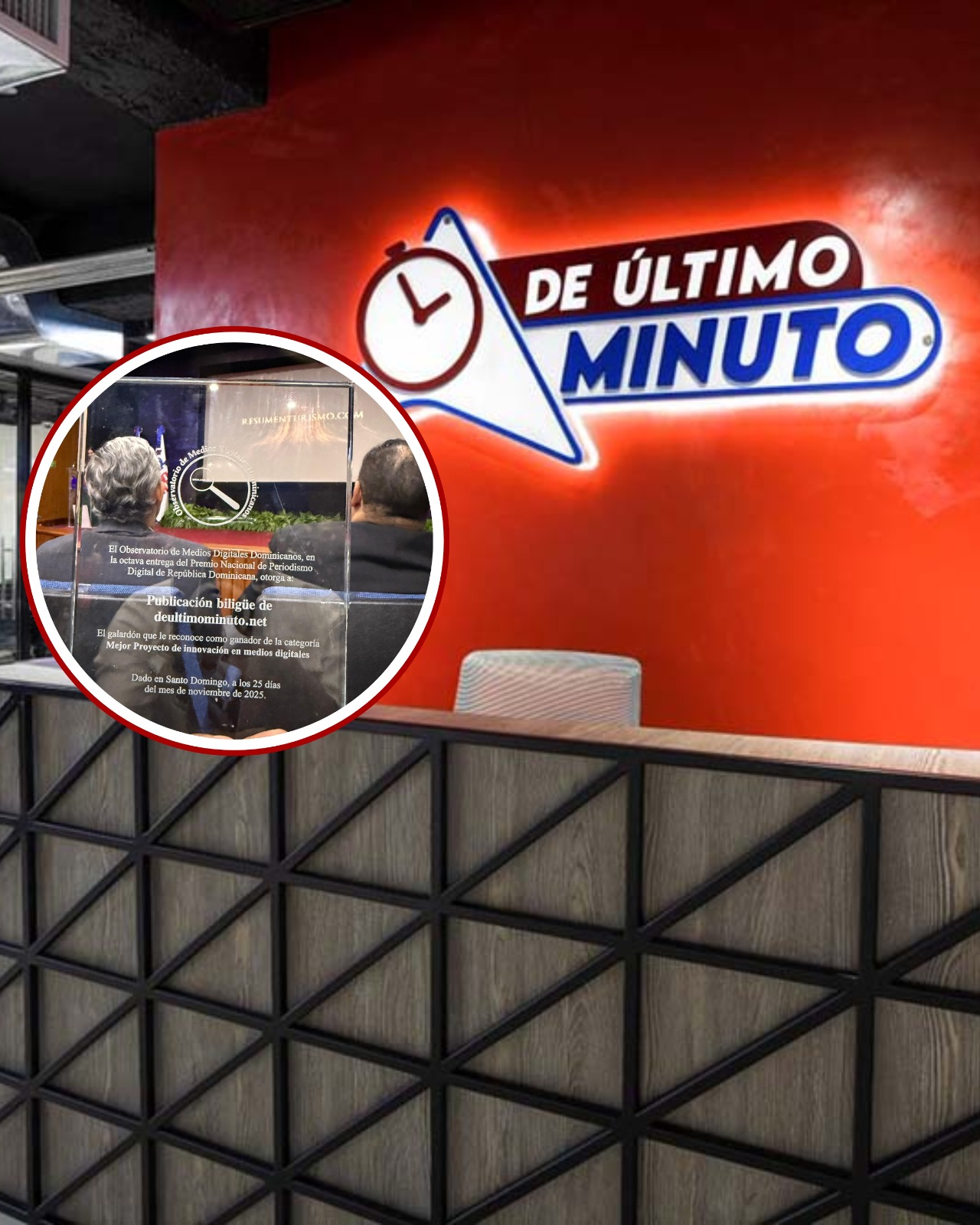 De Último Minuto gana la estatuilla como Mejor Proyecto de Innovación por su versión en inglés en el Premio Nacional de Periodismo Digital 2025