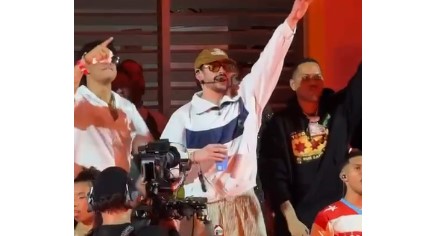 Santiago Matías, invitado de lujo en "La Casita" del concierto de Bad Bunny en RD