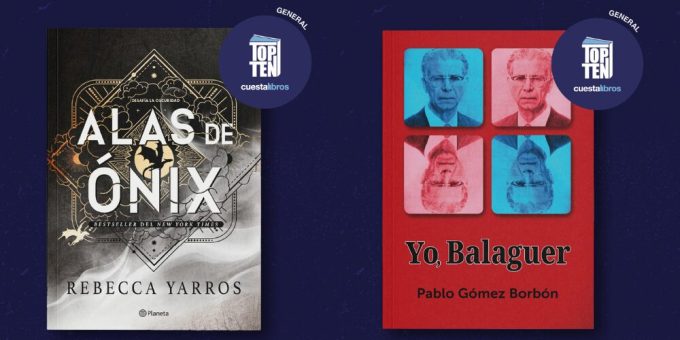 "Yo, Balaguer" y «Alas de ónix» entre los libros más vendidos de 2025 en Cuesta Libros