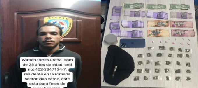 Detienen dos hombres con presunta droga durante operativo en Bávaro
