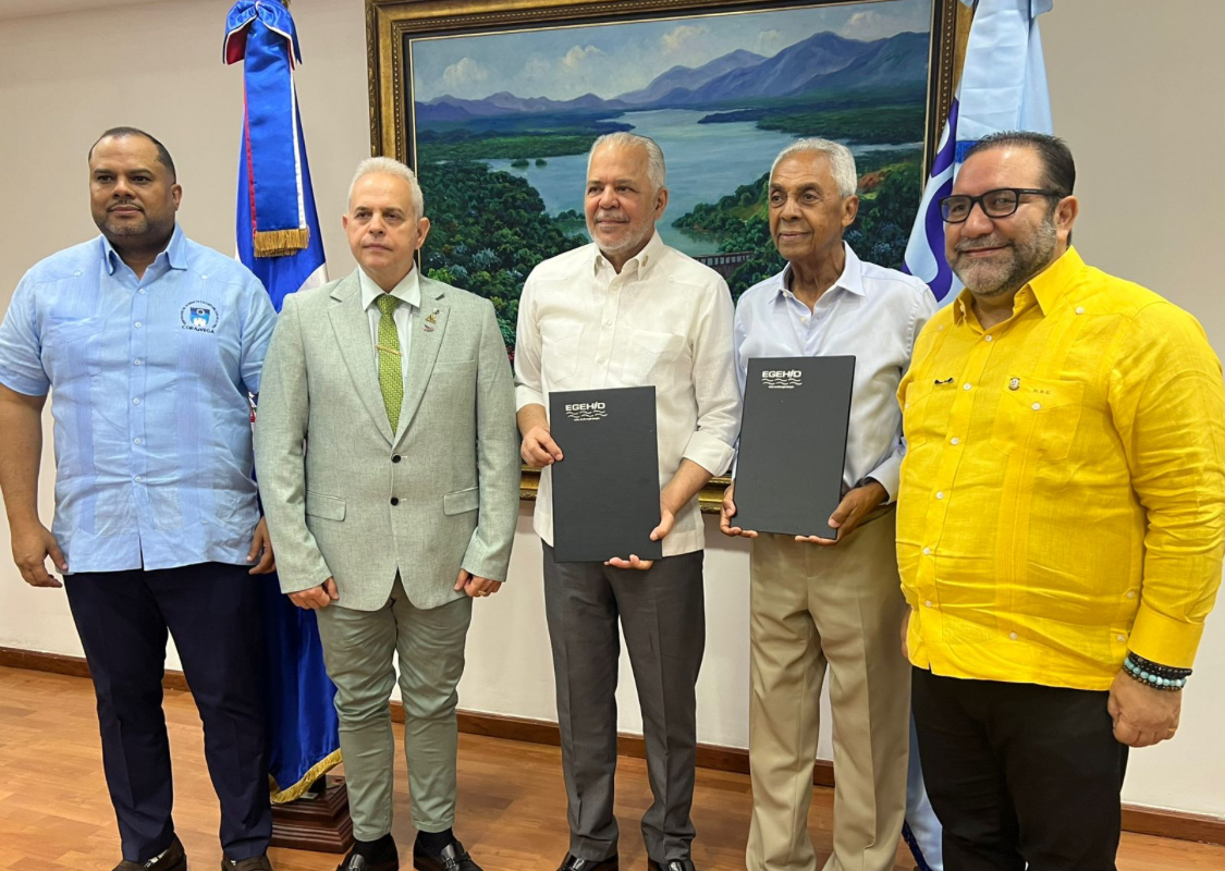 Egehid y COAJA acuerdan instalación de “Bio Bardas” para proteger el río Yaque del Norte