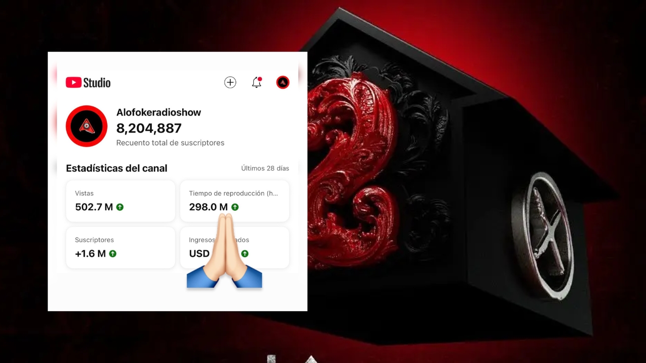 Alofoke Radio Show rompe la barrera de los 500 millones de vistas