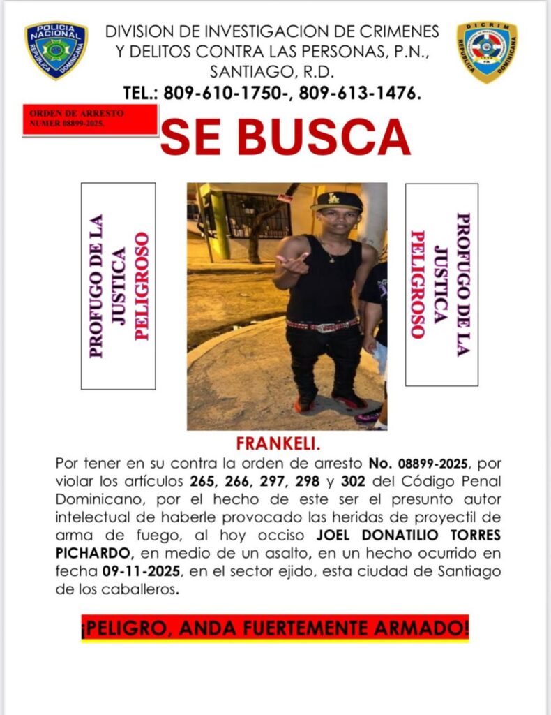 Policía activa búsqueda de dos hombres vinculados a homicidio en El Ejido; uno también es señalado en muerte de joven en Plaza Gómez Díaz - Noticias de hoy en República Dominicana | De Último Minuto