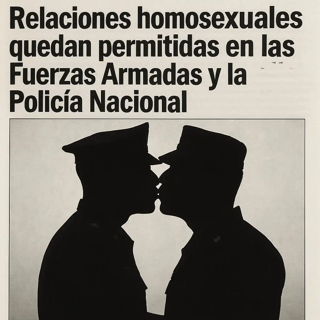 TC derrumba prohibición histórica: Ser gay ya no es delito en la Policía ni en las Fuerzas Armadas