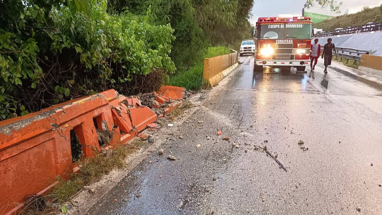 Identifican a los conductores involucrados en accidente entre grúa y camión trompo en el km 14 de Cumayasa