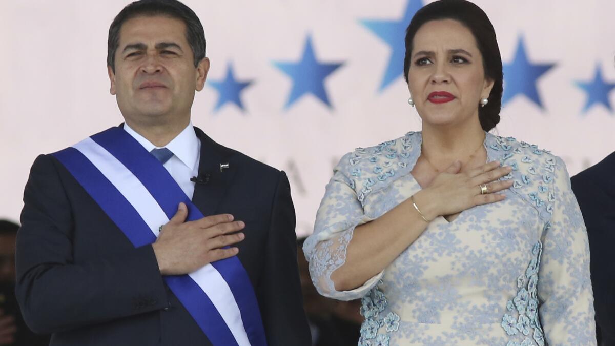 Esposa de expresidente hondureño preso en EEUU agradece a Donald Trump futuro indulto