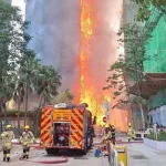 Incendio a gran escala en un vecindario de Hong Kong deja al menos 4 muertos y 8 heridos