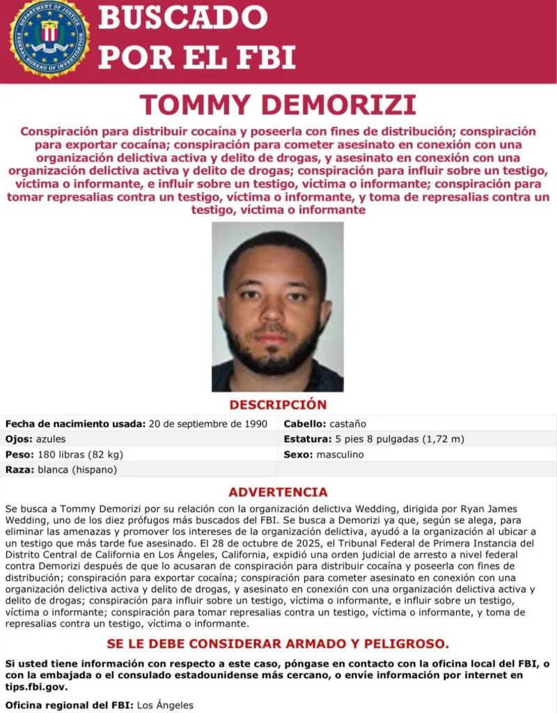 Embajada de EE. UU. en RD difunde alerta del FBI: buscan a dos peligrosos fugitivos