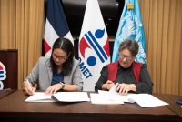 Indomet y PMA firman acuerdo para fortalecer las alertas tempranas y la seguridad alimentaria en RD