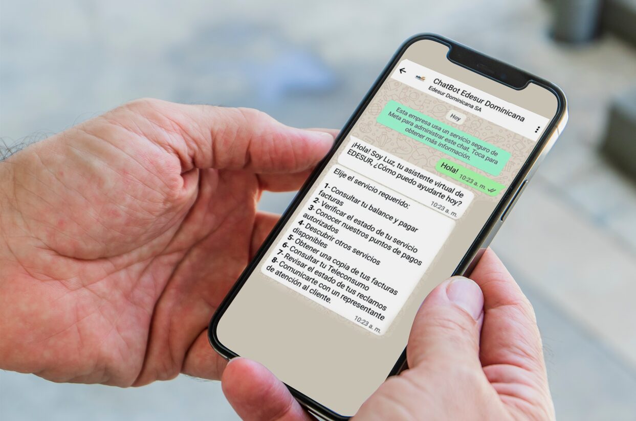 Edesur reactiva su Chatbot Luz para que clientes gestionen solicitudes por Whatsapp