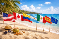 Estos son los países de origen de los turistas que más visitaron Punta Cana en 2025