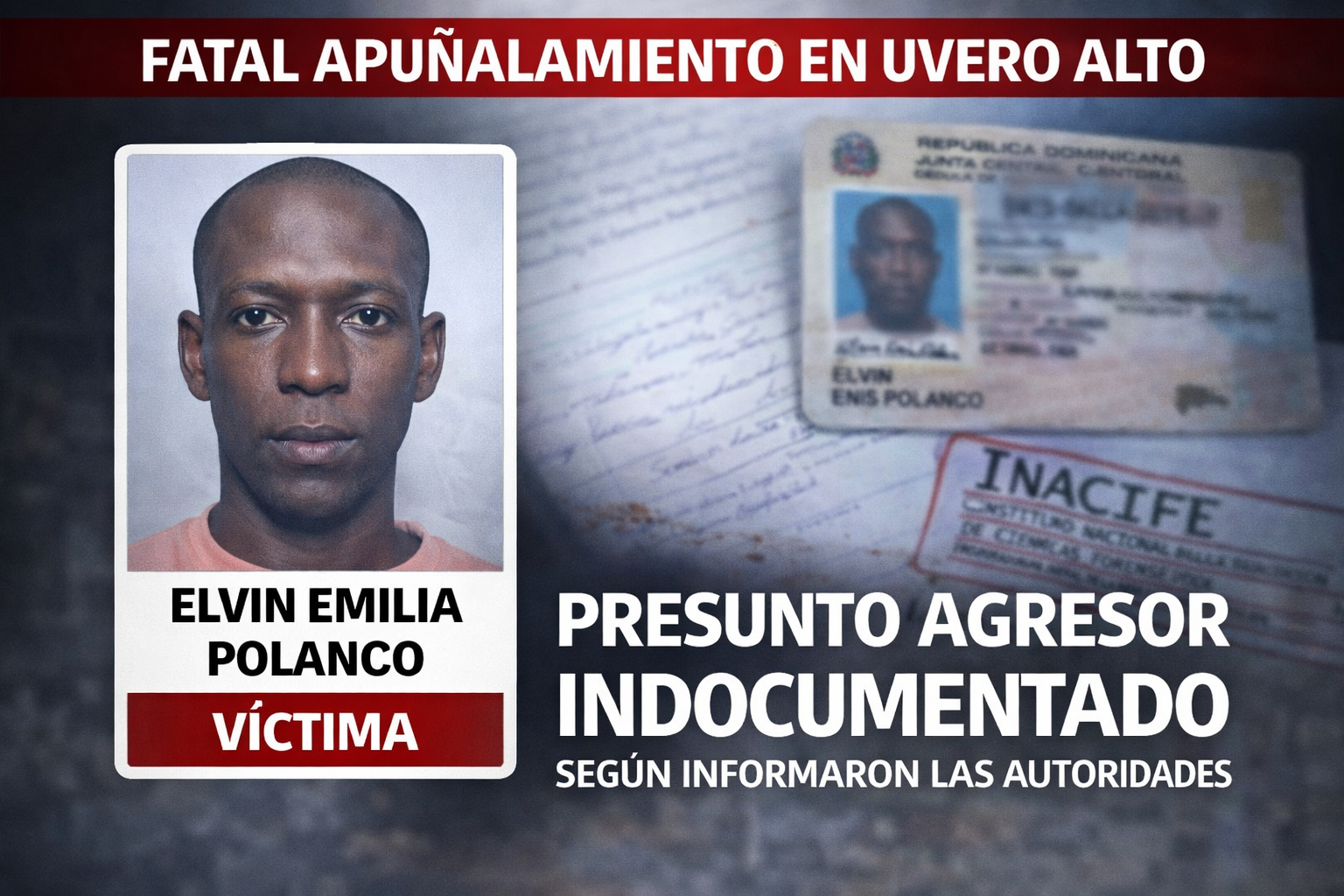 Fatal agresión en Uvero Alto deja un hombre muerto