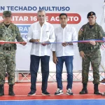 Abinader inaugura techado militar con inversión de RD$30 millones en SD