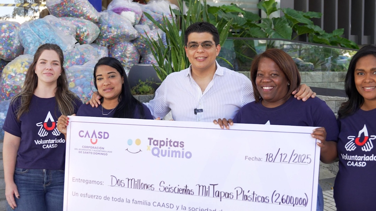 CAASD logra recolectar 2.6 millones de tapitas para respaldar tratamientos de quimioterapia infantil