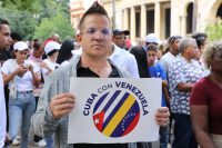Cientos de cubanos expresan su respaldo a Venezuela en medio de las tensiones con EE.UU.