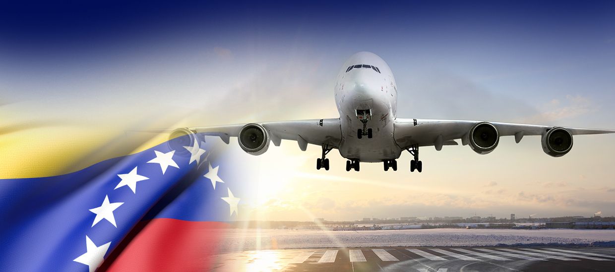 Venezuela expande vuelos hacia Colombia y el Caribe por crisis aérea