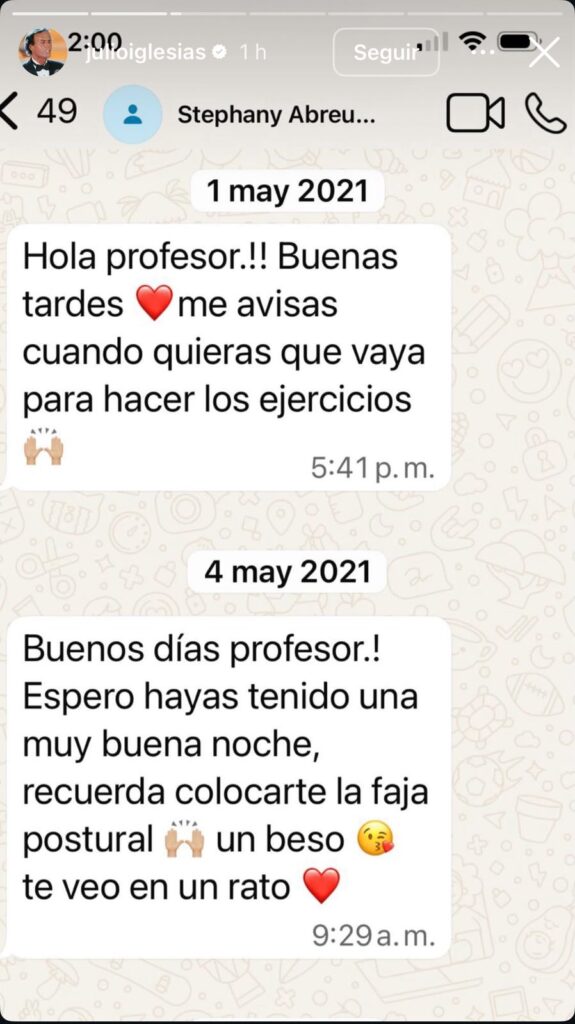 Julio Iglesias estalla y publica mensajes que le enviaban sus presuntas víctimas de acoso | 6 | Julio Iglesias estalla y publica mensajes que le enviaban sus presuntas víctimas de acoso - Noticias de hoy en República Dominicana | De Último Minuto