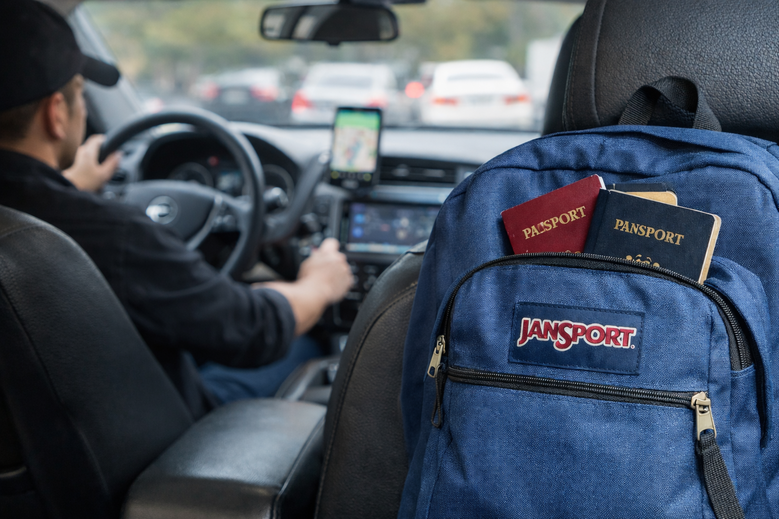 Uber responde y entregará mochila con pasaportes olvidada por familia de turistas en Bávaro