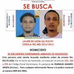 Bávaro: Policía busca activamente a hombre acusado de homicidio