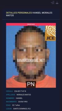 Dominicano detenido en operativo de POLITUR Bávaro tras arrojar alerta roja en sistema policial