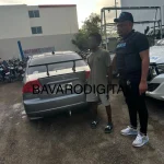 Detienen joven con vehículo sustraído de taller en Bávaro