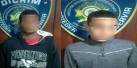 Policía apresa a dos hombre por robo en banca de lotería en Jarabacoa