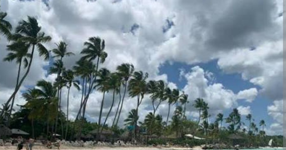 Las nubes y el calor se imponen este miércoles 21 en Punta Cana