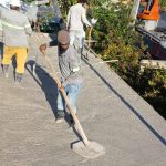 Avanza construcción del Centro Comunal de Macao con vaciado del plato estructural