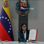 Delcy Rodríguez: "Estamos listos para defender a Venezuela y a sus recursos naturales"