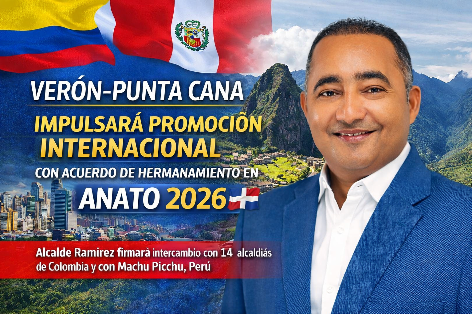 Verón-Bavaro – Punta Cana impulsará promoción internacional con acuerdo de hermanamiento en ANATO 2026