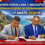 Verón-Punta Cana y Machupicchu sellan acuerdo de hermanamiento en ANATO 2026