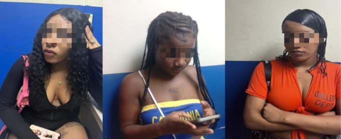 Detienen 14 trabajadoras sexuales por engañar turistas en Bávaro
