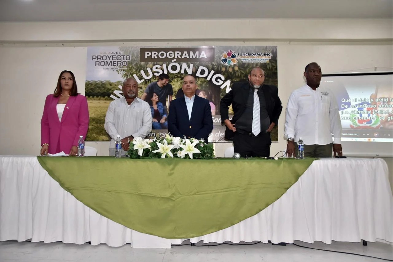 GoldQuest y Fundación Cristiana realizan lanzamiento del programa Inclusión Digna en San Juan