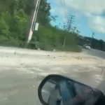 Bávaro: Reportan tramo peligroso en Cabeza de Toro por grava en la vía