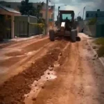 Realizan trabajos de encalichado en calles del sector Doña Yilda, Verón Punta Cana