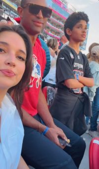 Amelia Vega y Al Horford disfrutan del Super Bowl 2026