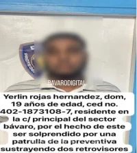 Joven resulta detenido tras presuntamente robar piezas de autobús en Friusa–Bávaro