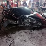 El Alfa sufre accidente de tránsito en la avenida Tiradentes; se encuentra estable