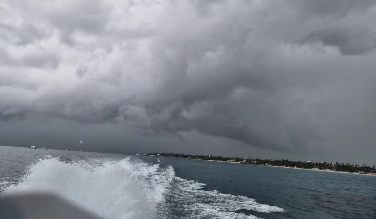 Segundo frente frio en una semana baja temperaturas y activa vientos en Punta Cana