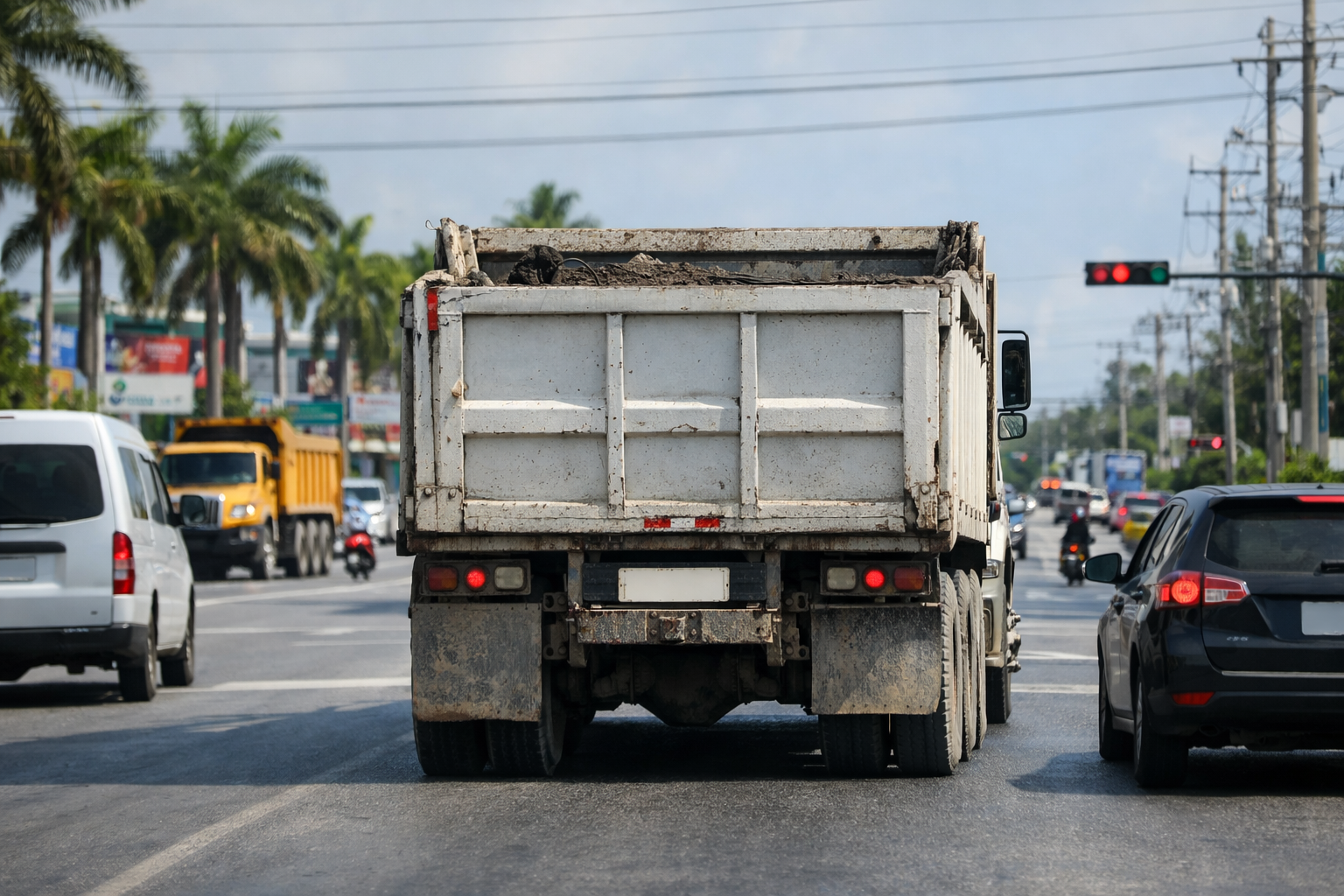 Crece la preocupación por circulación de camiones sin placa en Bávaro, Verón y Punta Cana