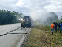Autobús se incendia en Macao y moviliza a bomberos de Verón–Punta Cana
