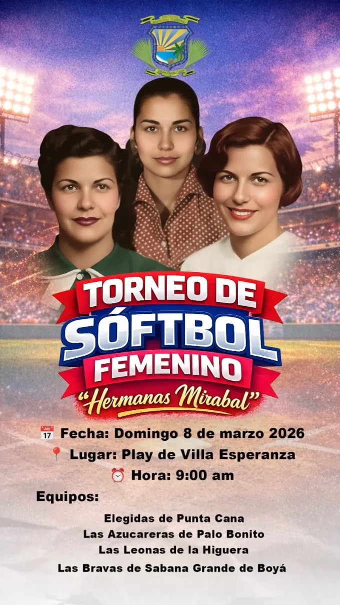 Verón será sede de torneo de sóftbol femenino “Hermanas Mirabal”