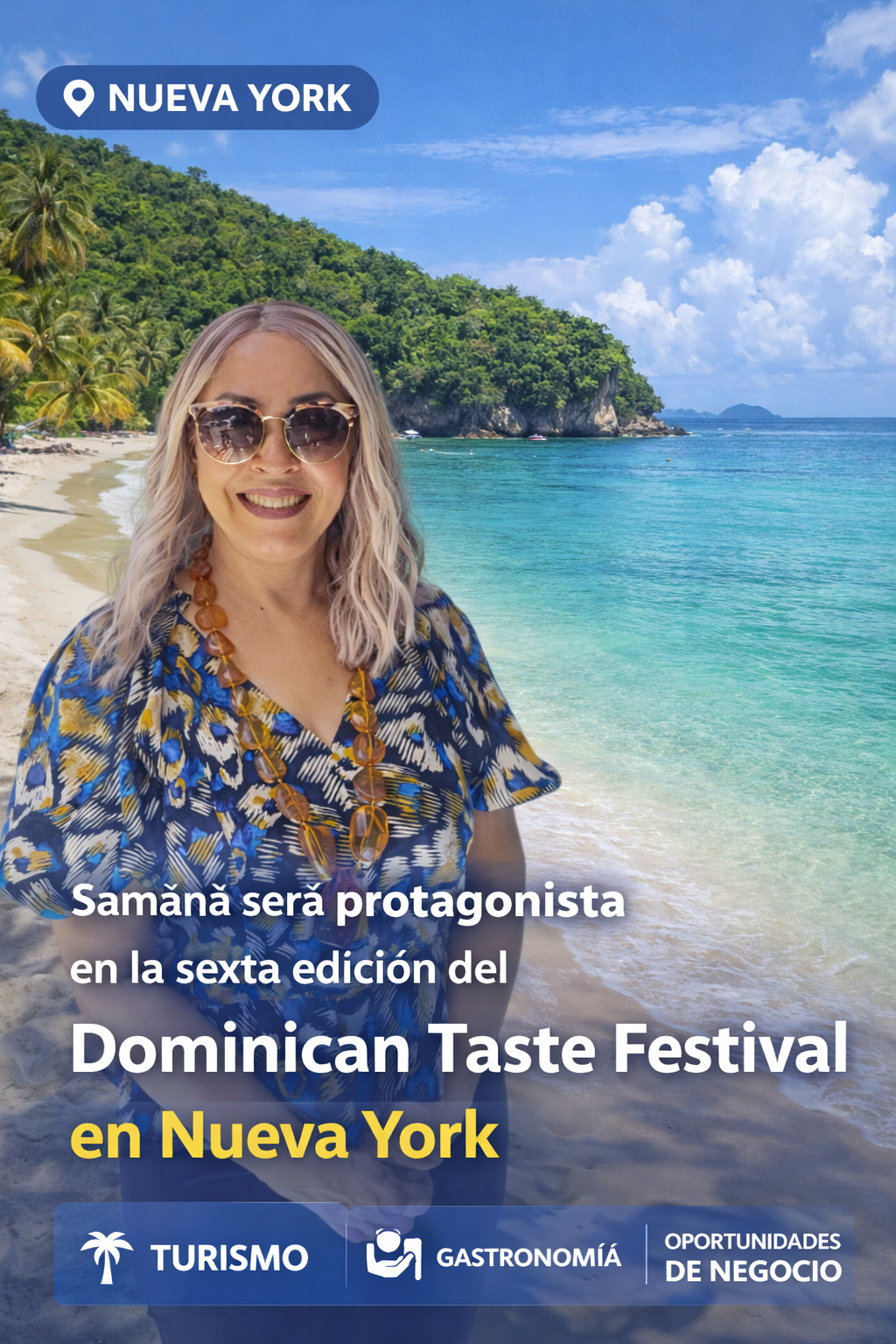 Samaná será protagonista en sexta edición del Dominican Taste Festival, Nueva York