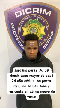 DICRIM atrapa reconocido delivery de drogas en el sector Barrio Nuevo