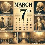 Efemérides del 7 de marzo