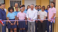 INABIE inaugura módulo de salud bucal en politécnico Gloria María Calcaño en el Majagual de Sánchez
