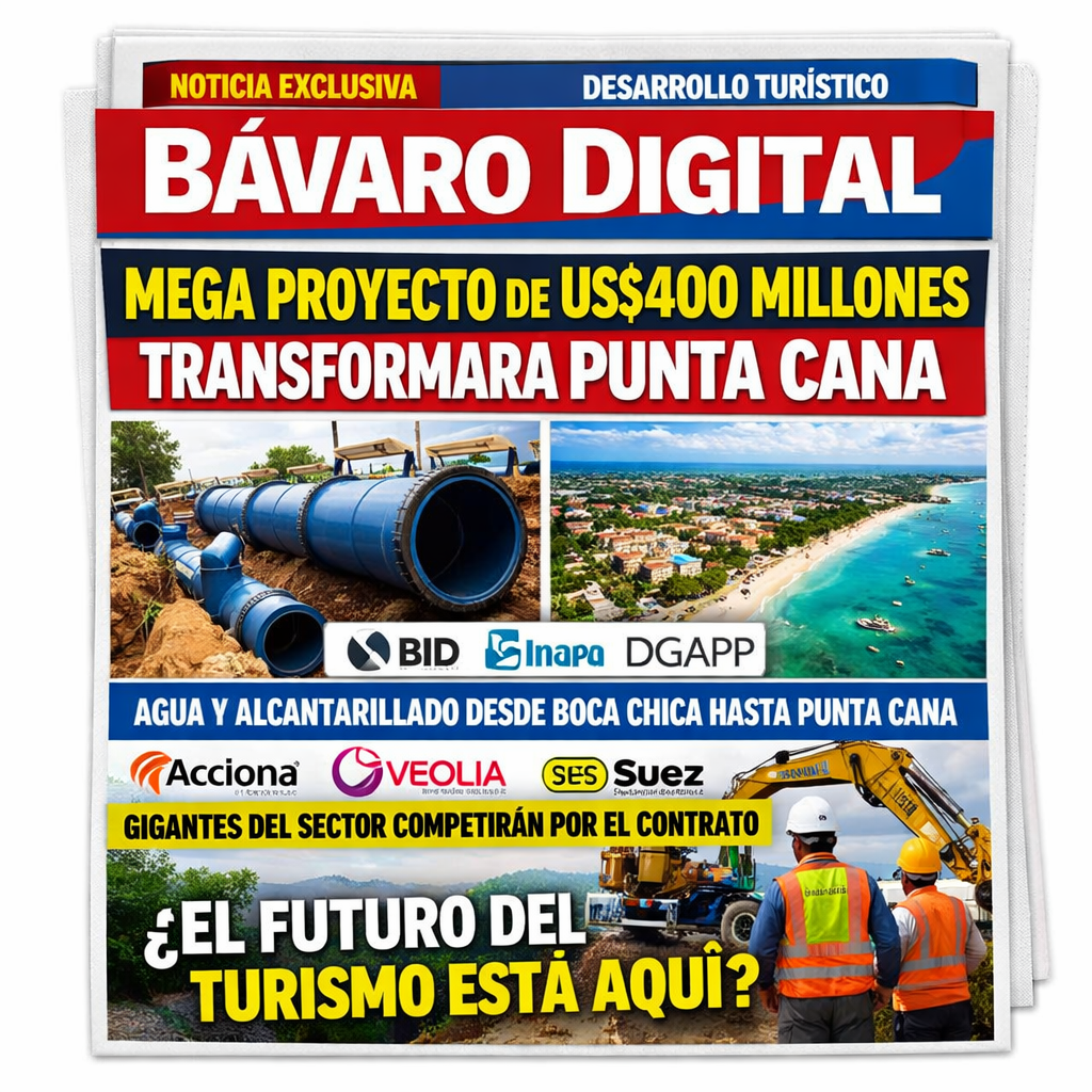 Mega proyecto de agua y alcantarillado de US$400 millones transformará Punta Cana